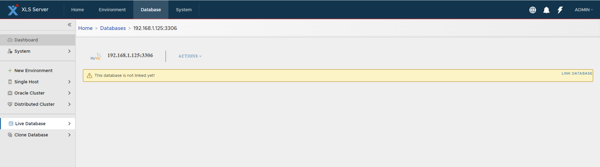 Non-Linked Database