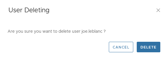 User Delete